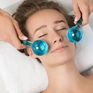 Kit 2 Ice Globes para Massagem Facial
