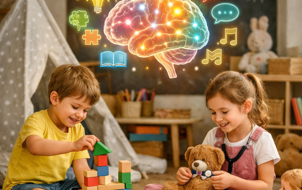 Como o brincar estimula o cérebro da criança