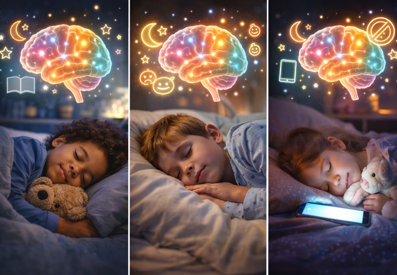 Sono infantil e desenvolvimento cerebral