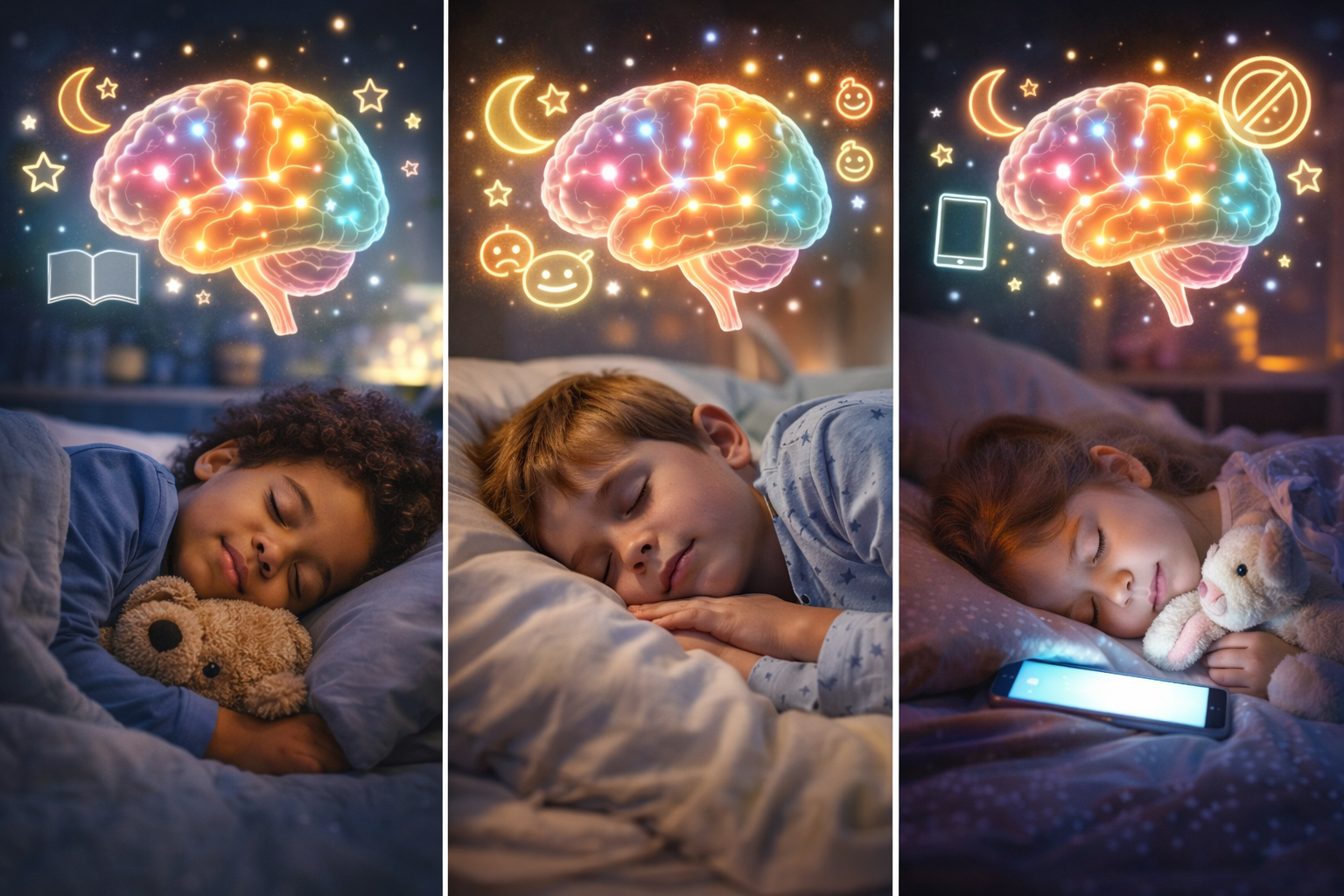 Sono infantil e desenvolvimento cerebral