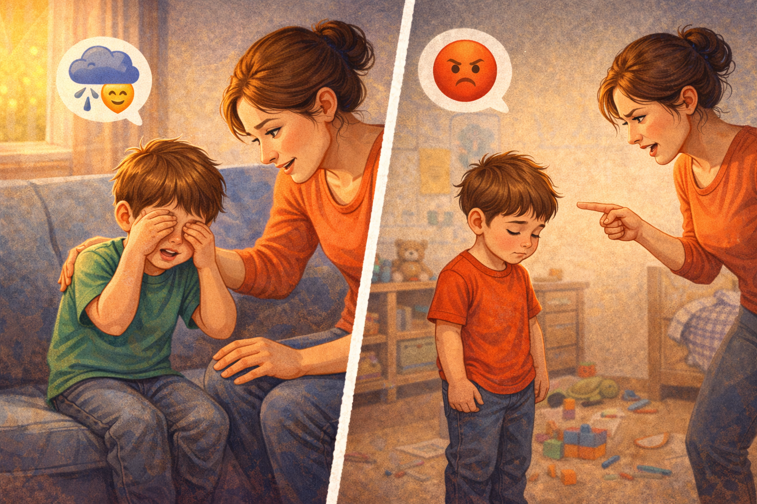 Regulação emocional começa na infância