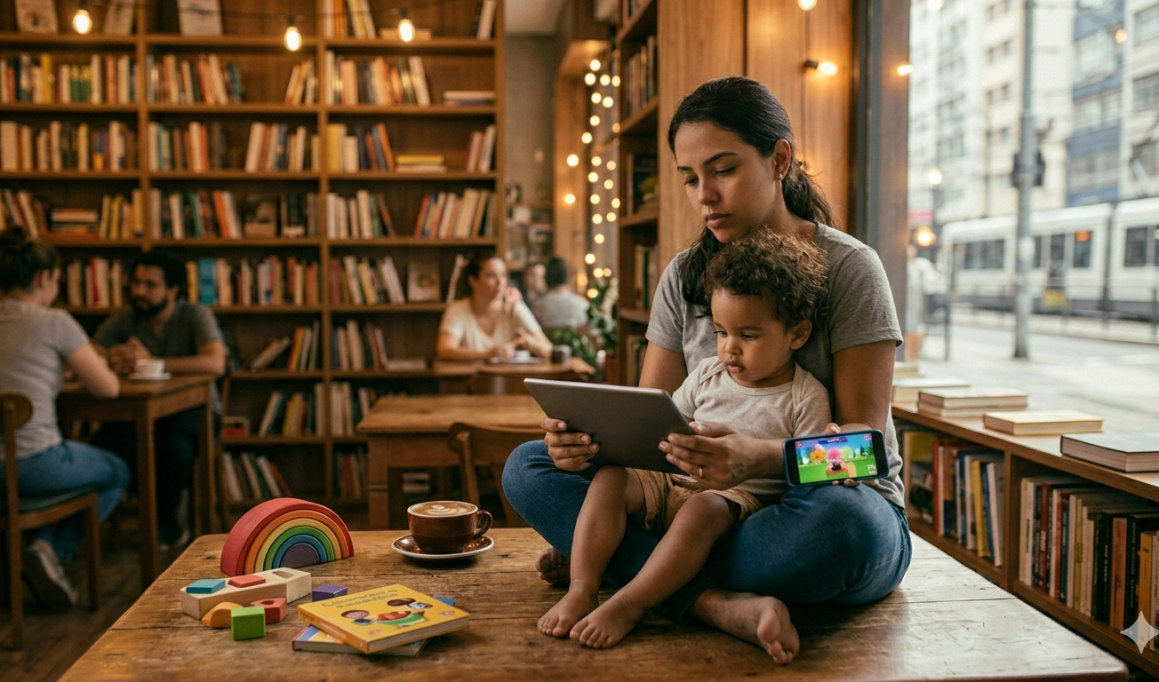 O impacto das telas no desenvolvimento infantil