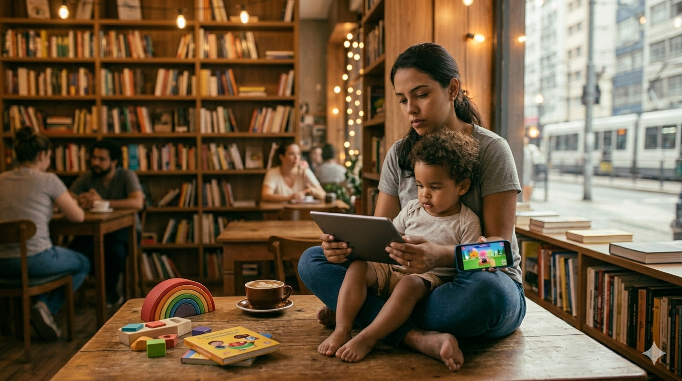 O impacto das telas no desenvolvimento infantil