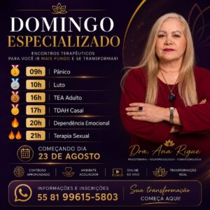 Domingo Especializado com Dra Ana Rique